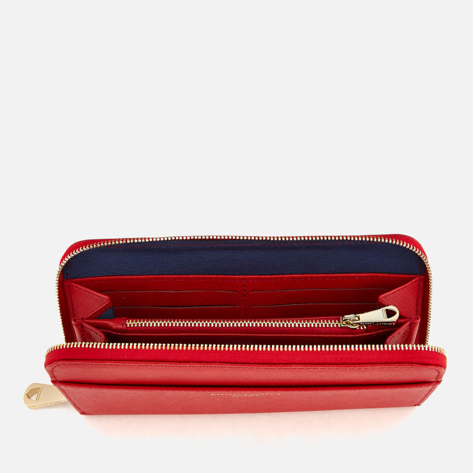 Aspinal of London Women's Continental Clutch Wallet - Scarlet