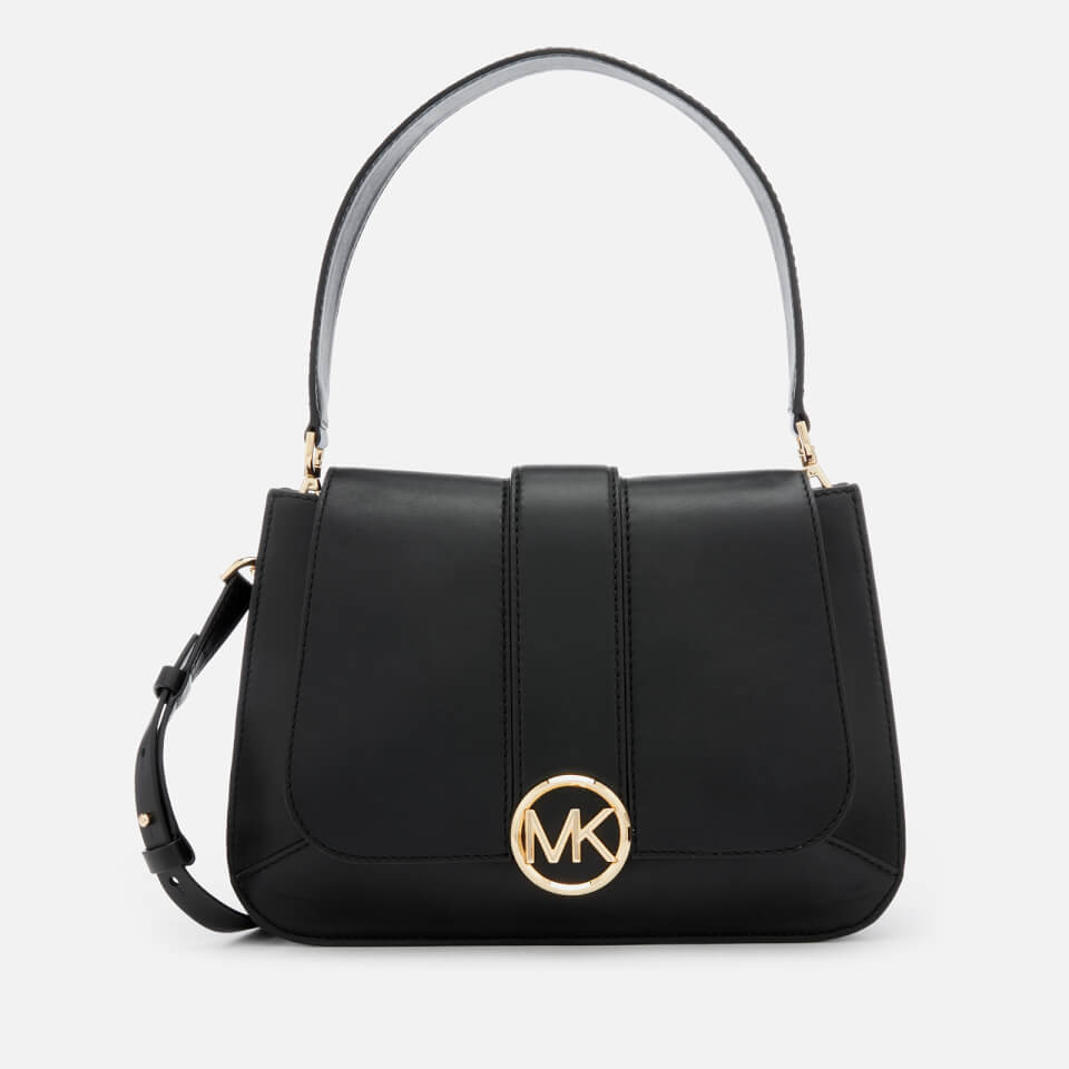 MICHAEL MICHAEL KORS Women's Lillie Medium Flap Messenger Bag - Black