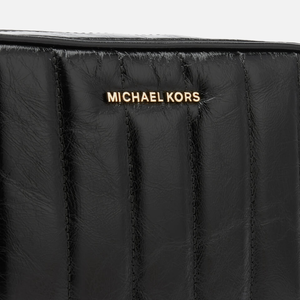 MICHAEL MICHAEL KORS Women's Medium Panel Quilted Camera Bag - Black