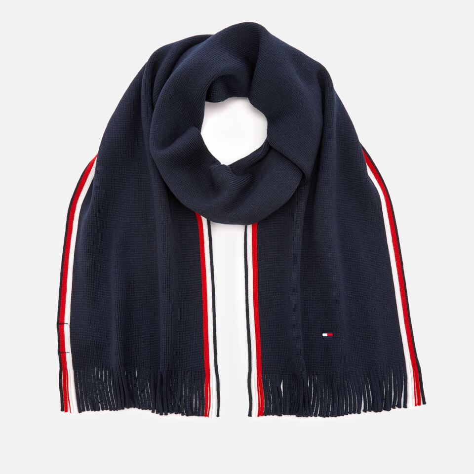 Tommy Hilfiger Men's Corporate Edge Scarf - Navy