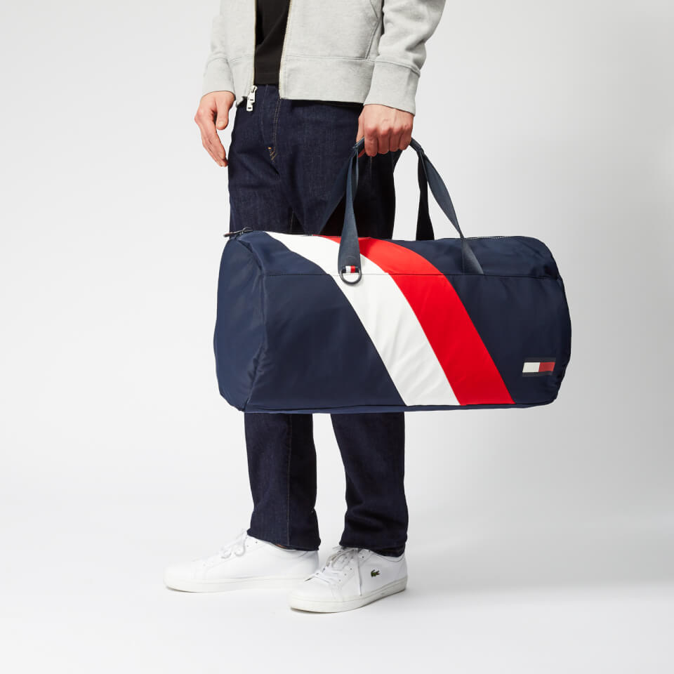 Tommy Hilfiger Men's Tommy Chevron Duffle Bag - Navy/Red/White