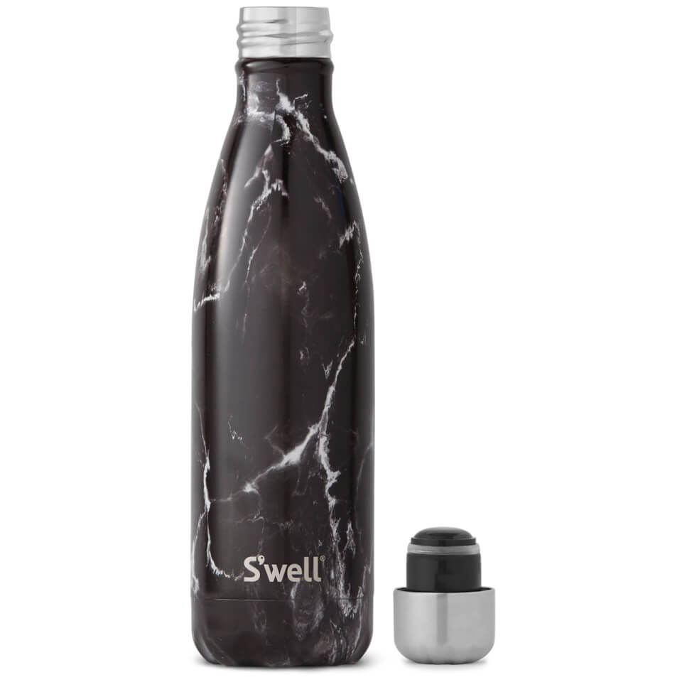 S'well Black Marble Water Bottle 500ml