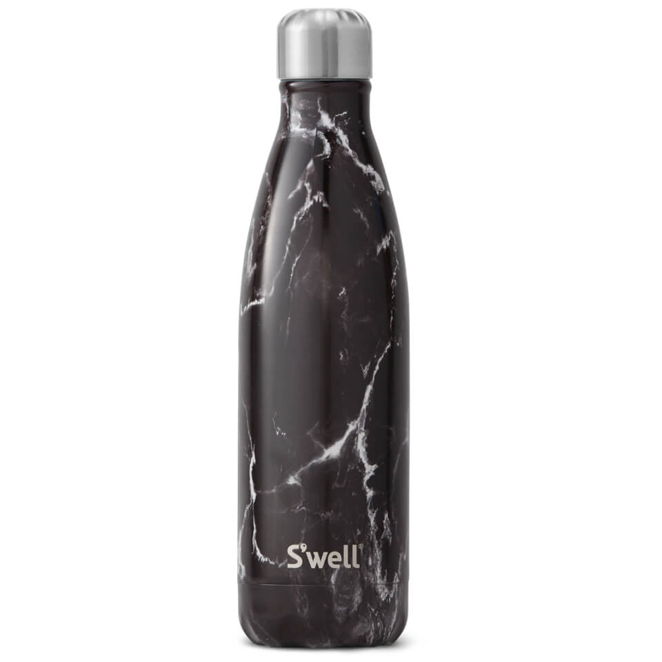 S'well Black Marble Water Bottle 500ml