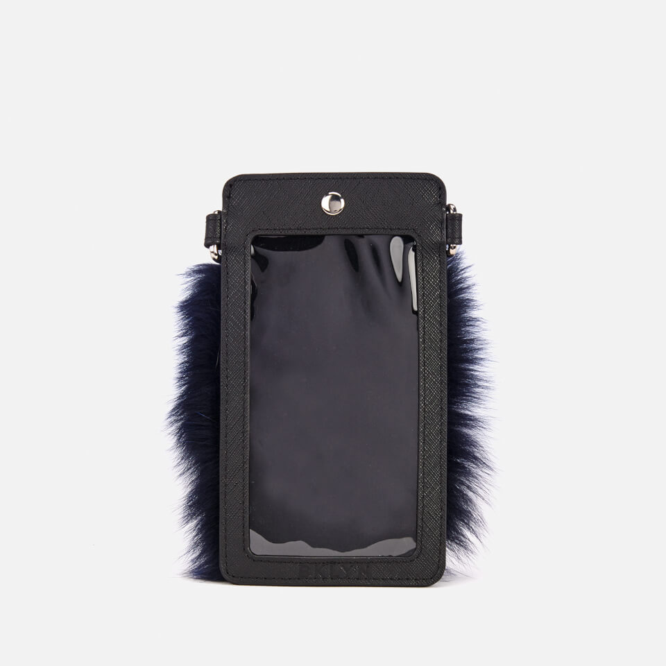 BKLYN Women's Touch Screen Fur Bag - Blue
