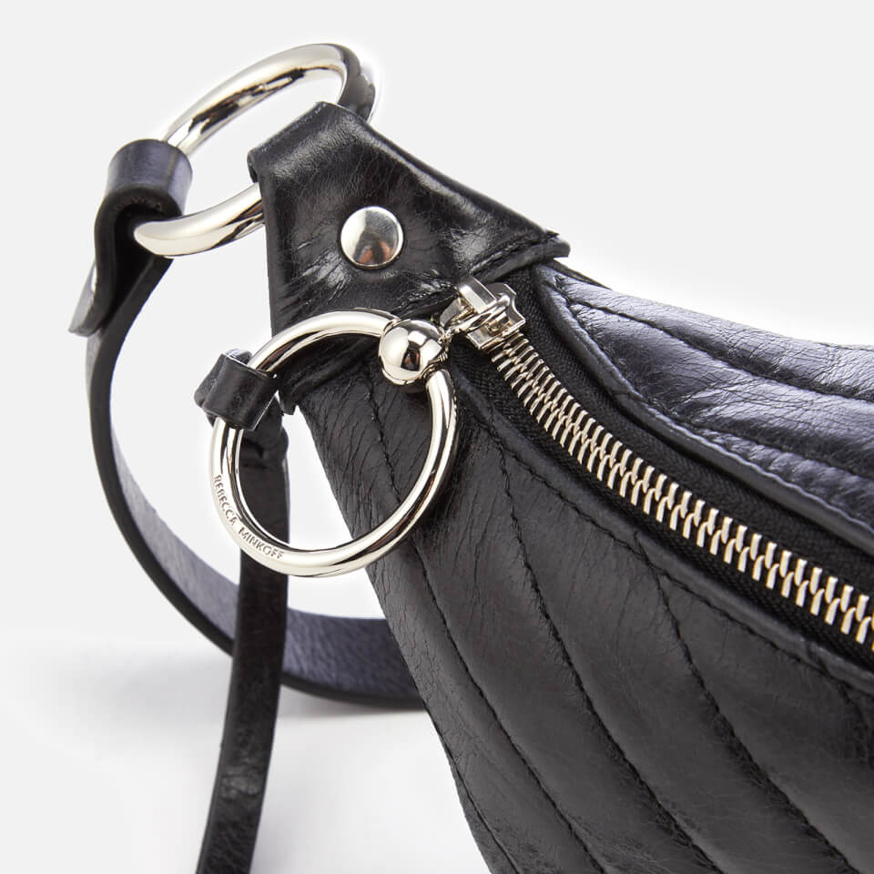 Rebecca Minkoff Women's Edie Quilted Nylon Sling Bag - Black
