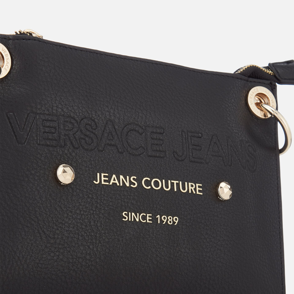 Versace Jeans Women's Logo Cross Body Bag - Black