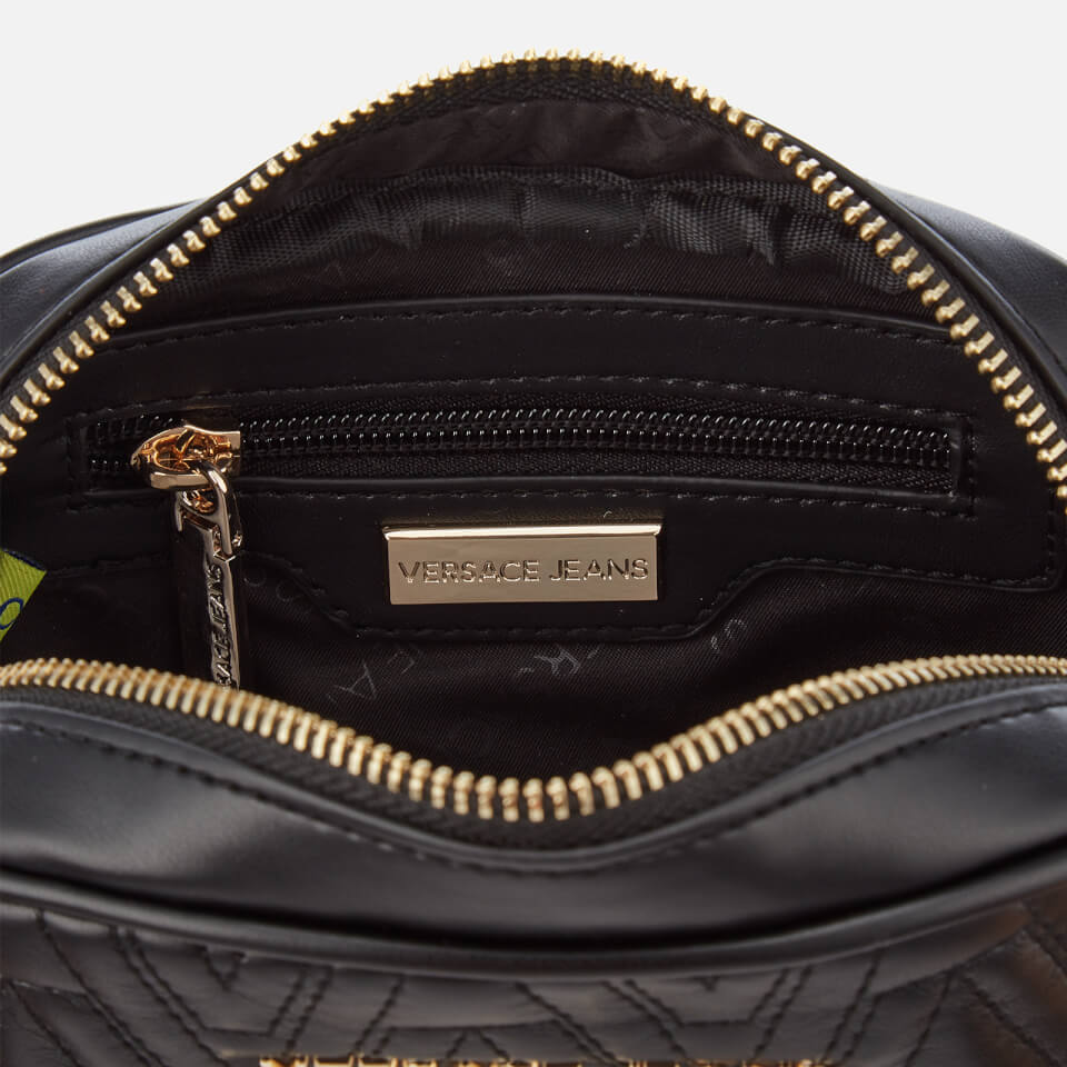 Versace Jeans Women's Diamonte VJ Cross Body Bag - Black