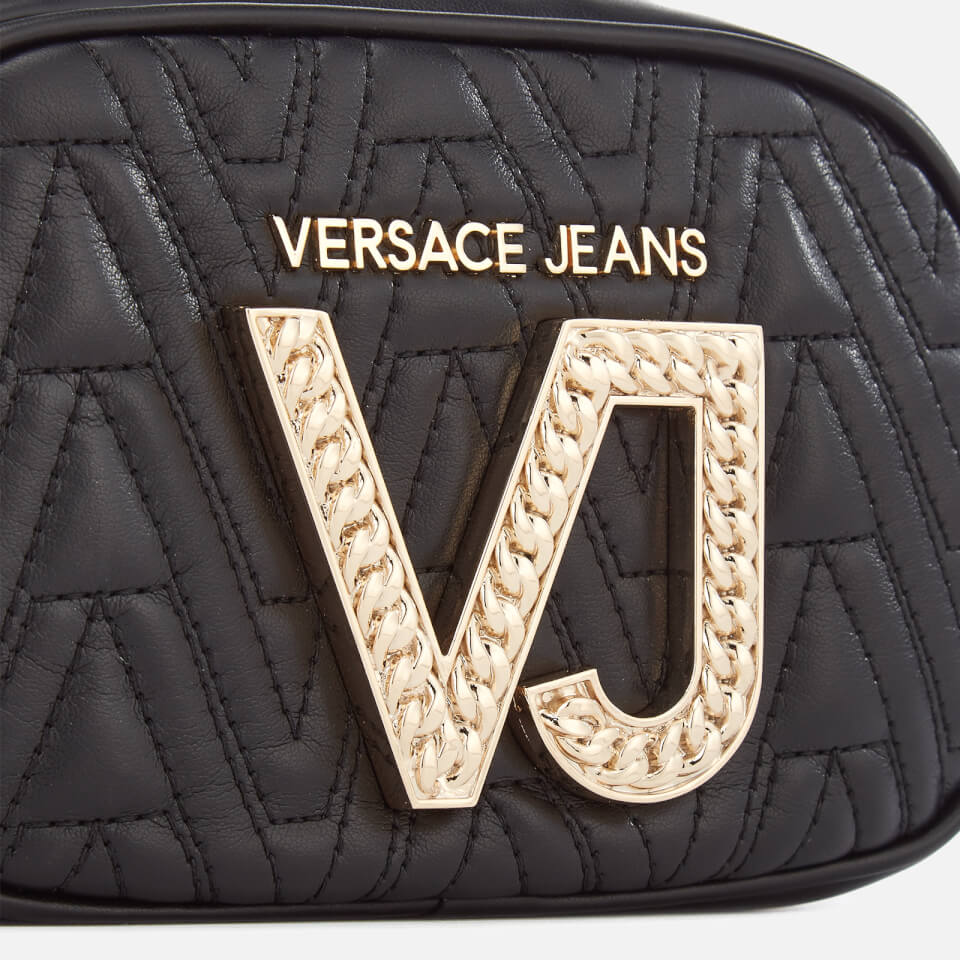 Versace Jeans Women's Diamonte VJ Cross Body Bag - Black