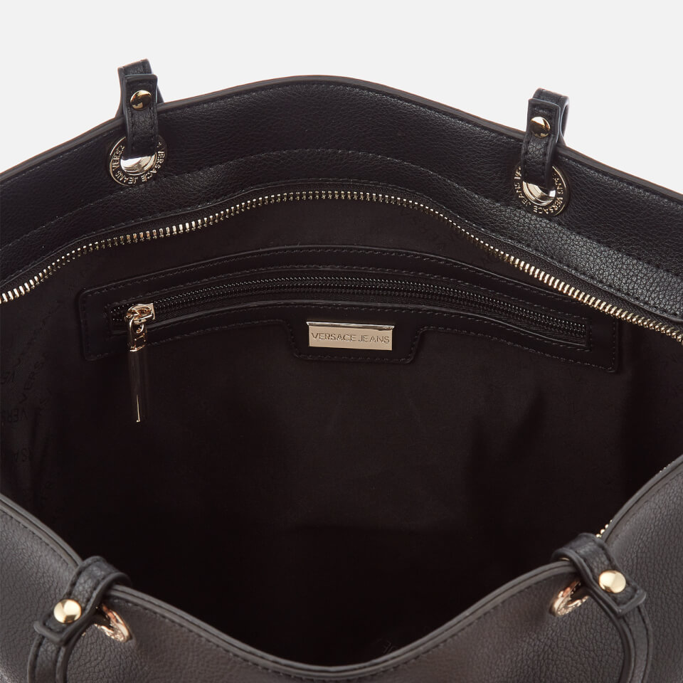Versace Jeans Women's Logo Stud Tote Bag - Black