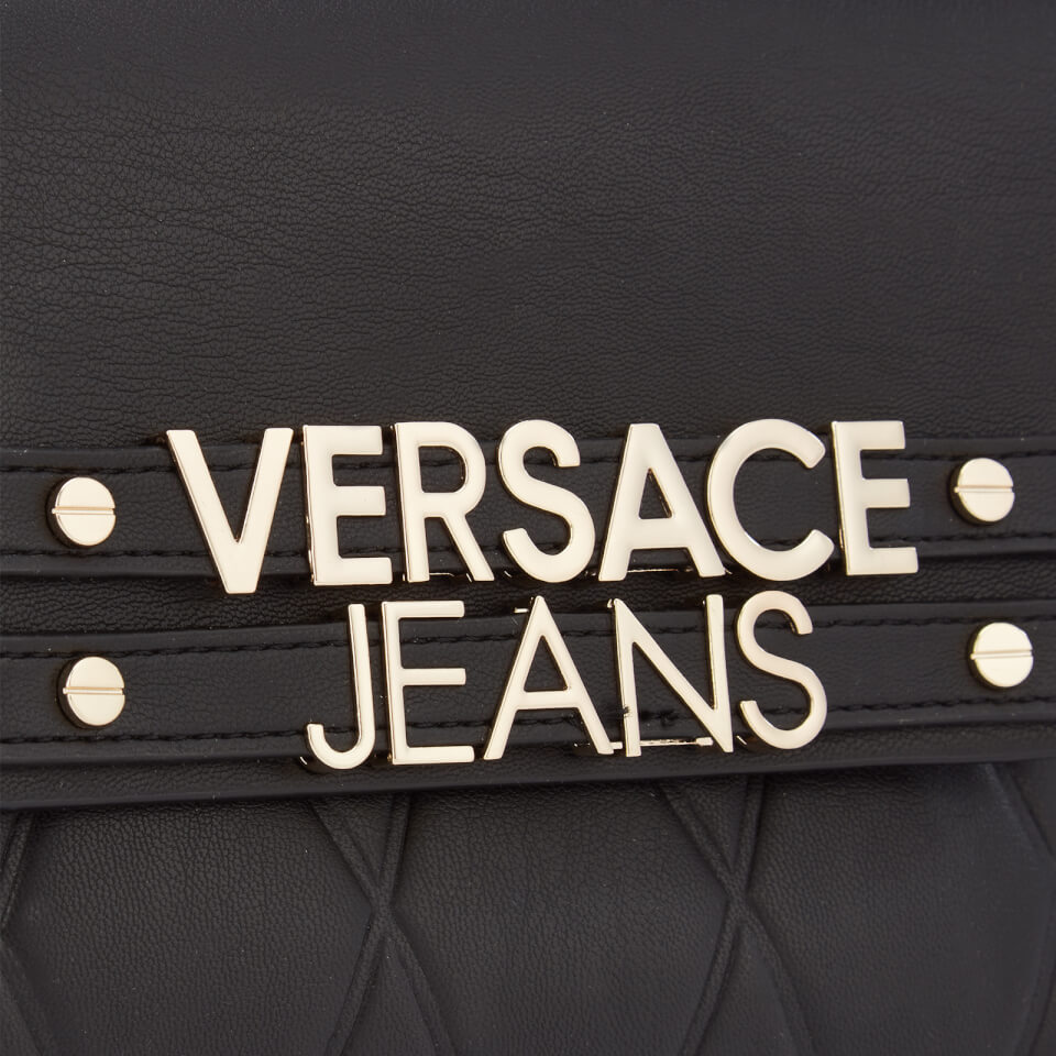 Versace Jeans Women's Classic Chain Cross Body Bag - Black