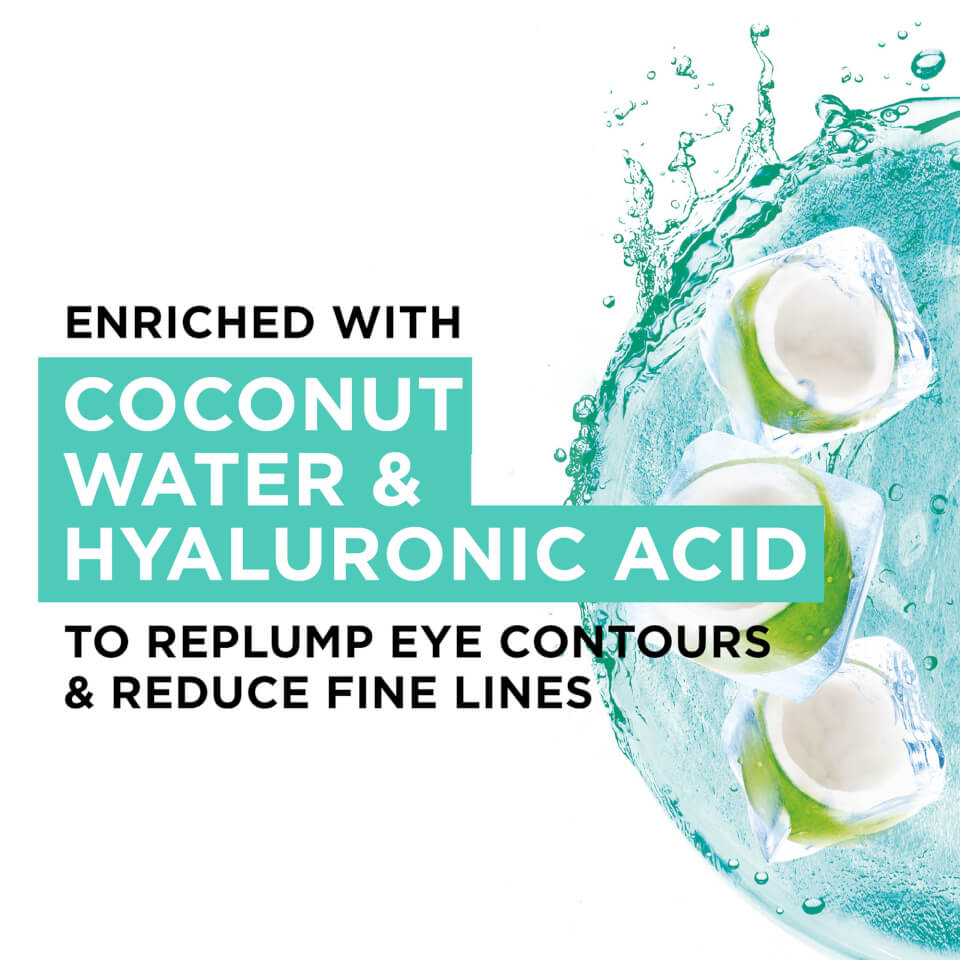 Garnier Hyaluronic Acid and Coconut Water Hydrating Replumping Eye Sheet Mask 6g