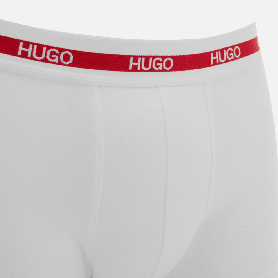 HUGO Men's Twin Pack Trunks - White