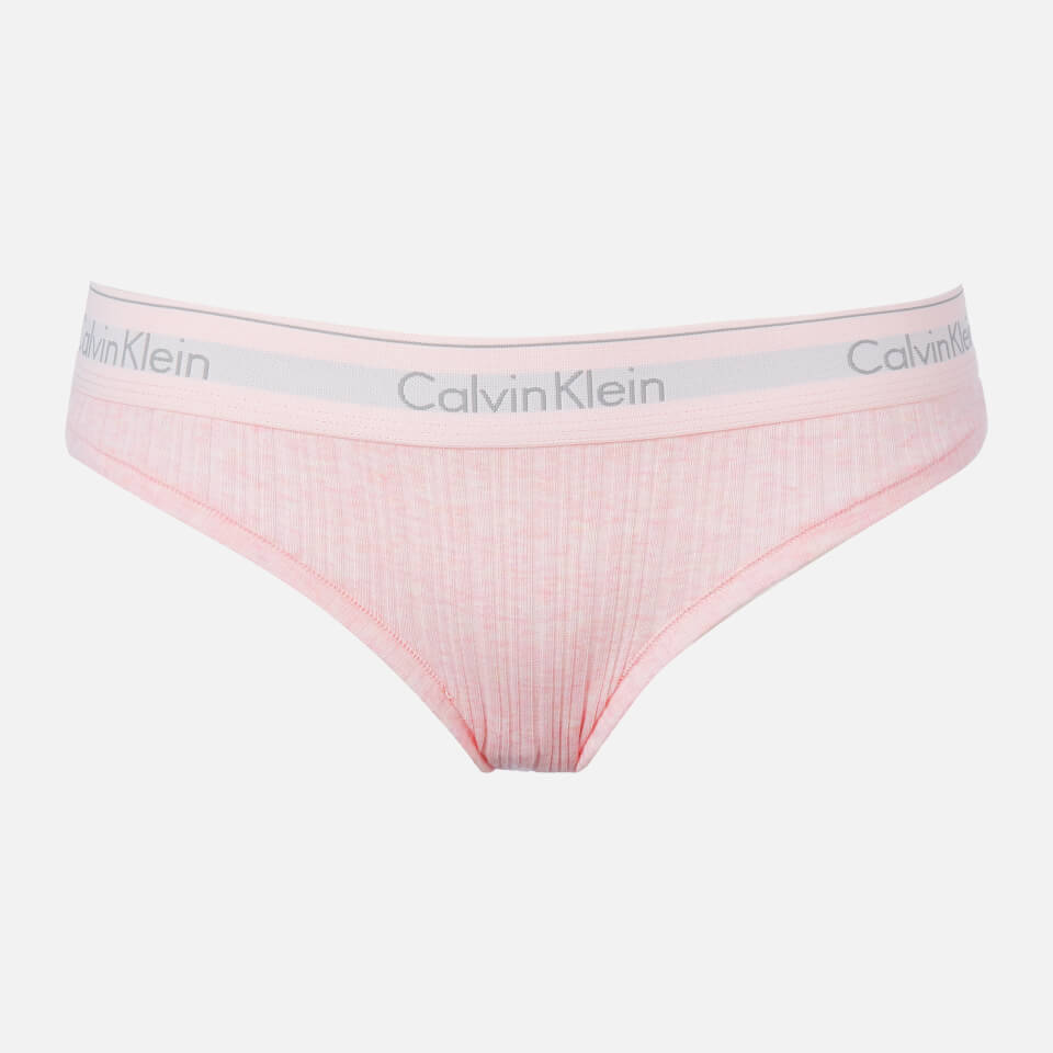 Calvin Klein Women's Cotton Bikini Briefs - Nymph's Heather