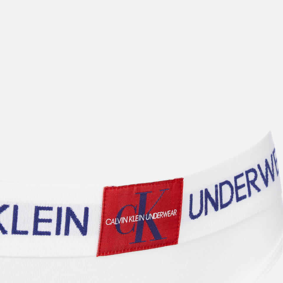 Calvin Klein Women's Bikini Monogram Briefs - White