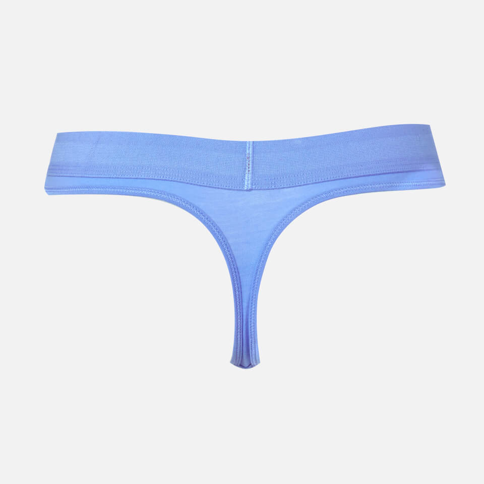 Calvin Klein Women's Monogram Thong - Periwinkle Blue