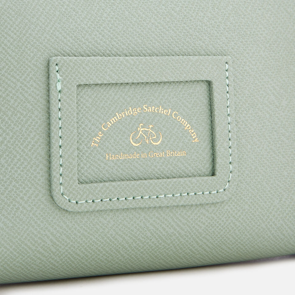 The Cambridge Satchel Company Women's Push Lock Cross Body Bag - Oasis Green Saffiano