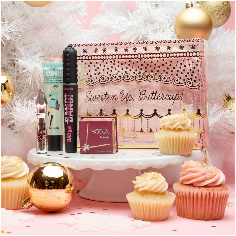benefit Sweeten Up Buttercup Holiday 2018 Situational Bag Set