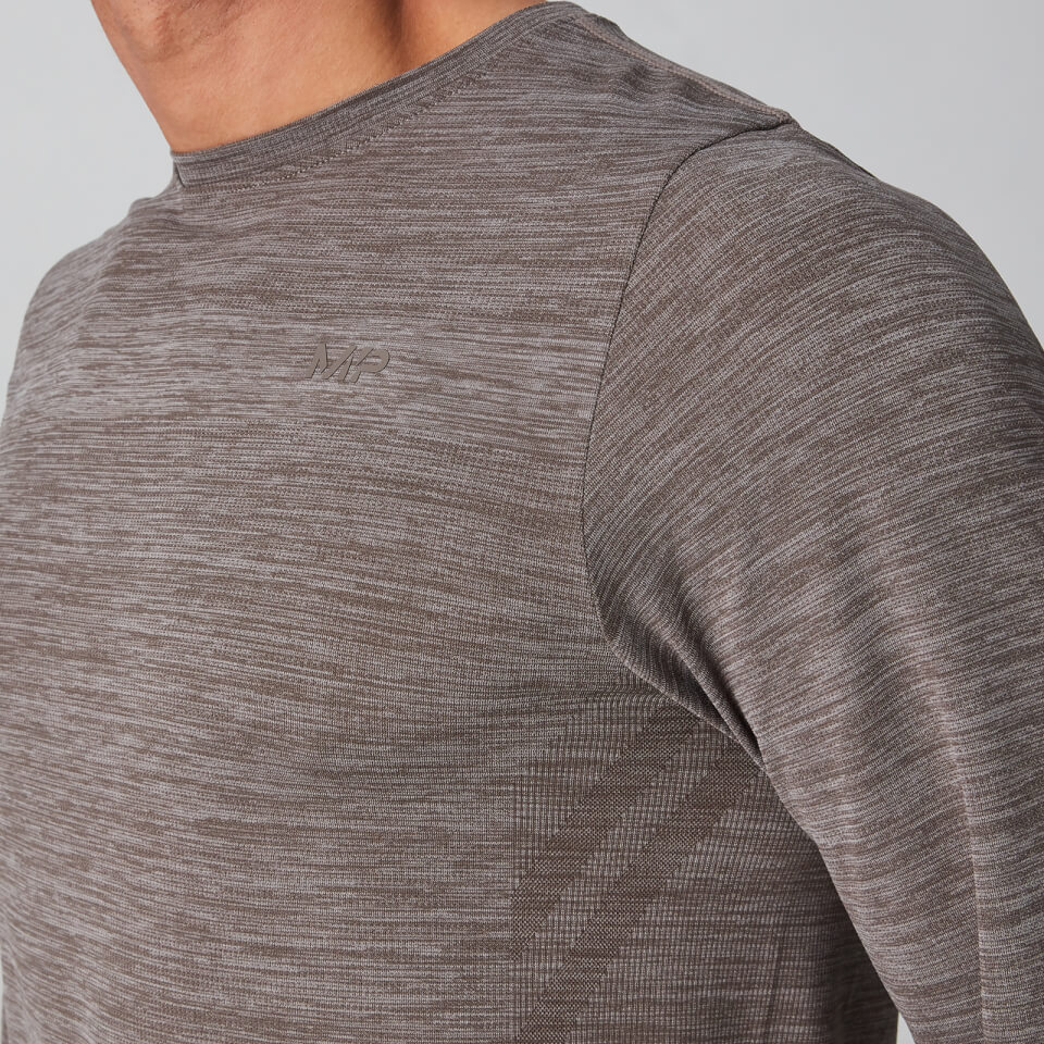 Lightweight Seamless Long-Sleeve T-Shirt - Driftwood Marl