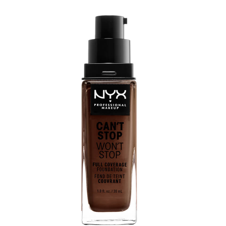 NYX Professional Makeup Can't Stop Won't Stop 24 Hour Foundation - Warm Walnut