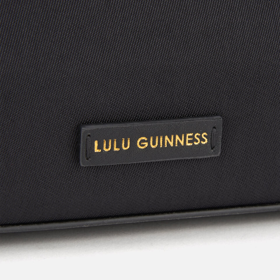 Lulu Guinness Women's Cupid's Bow Lucilla Medium Bag - Black/Scarlet