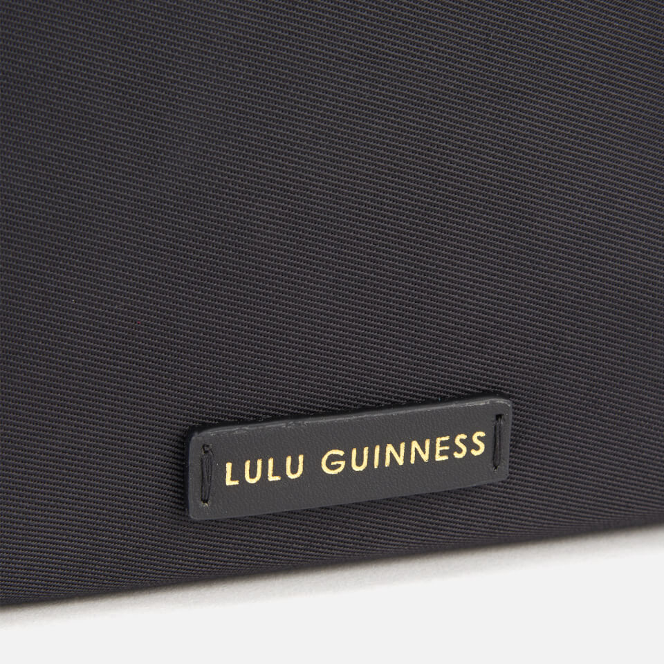Lulu Guinness Women's Cupid's Bow Marie Cross Body Bag - Black/Scarlet