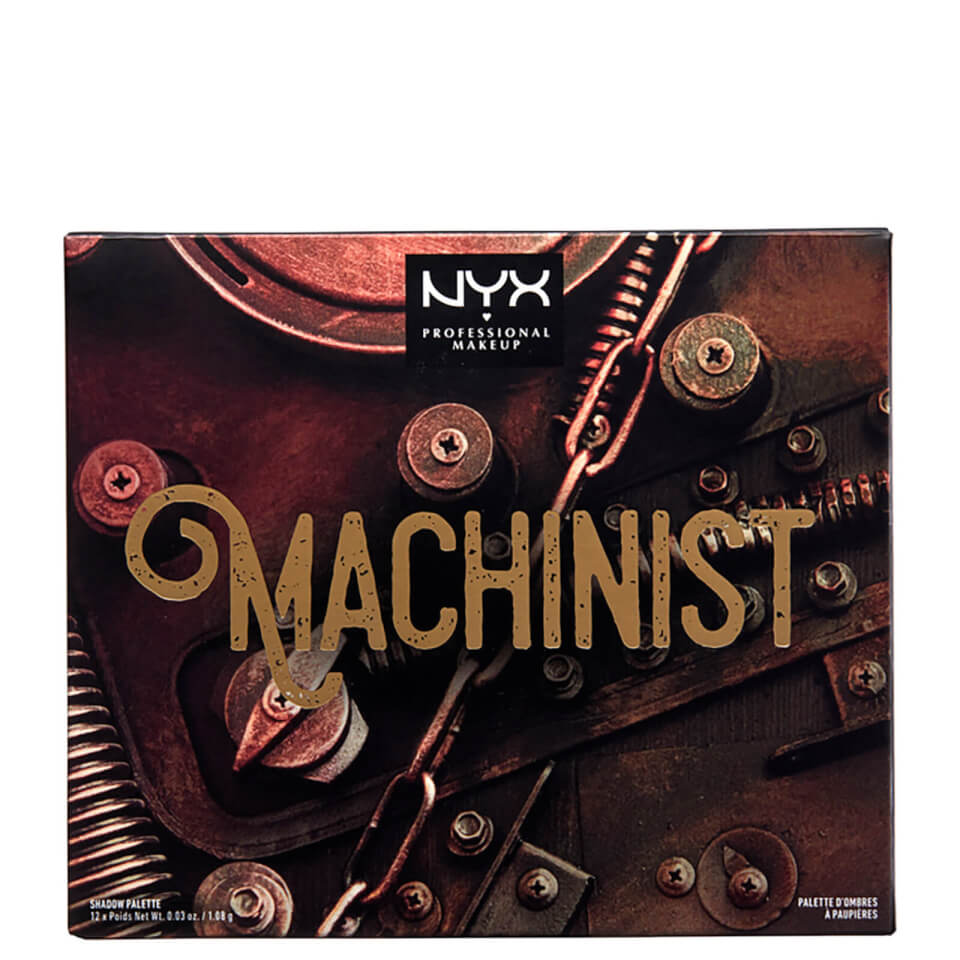 NYX Professional Makeup Machinist Shadow Palette - Ignite