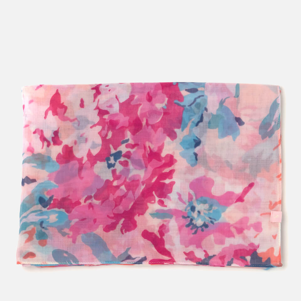 Joules Women's Wensley Scarf - Pink Floral