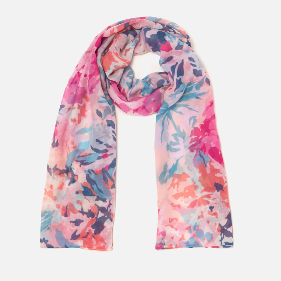 Joules Women's Wensley Scarf - Pink Floral