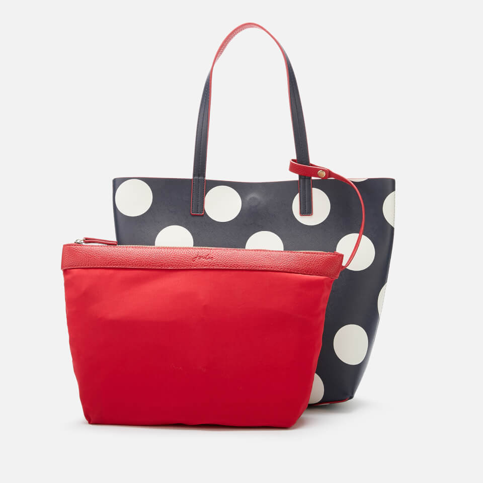 Joules Women's Revery Print Reversible Tote Bag - Navy Spot