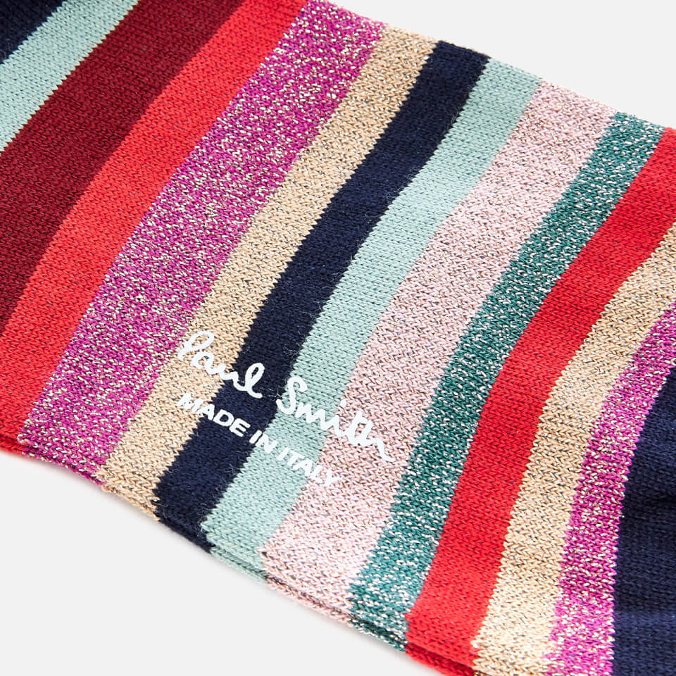 Paul Smith Women's Lurex Stripe Clarissa Socks - Multi