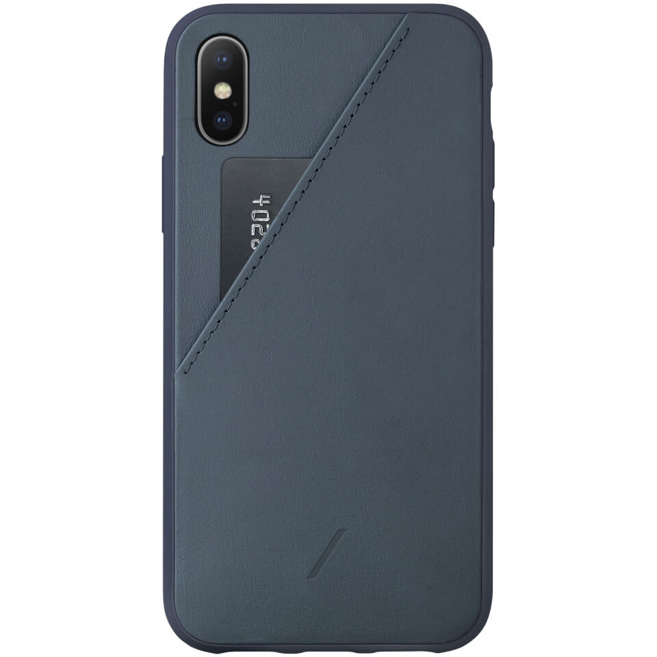 Native Union Clic Card iPhone Xs Max Case - Navy