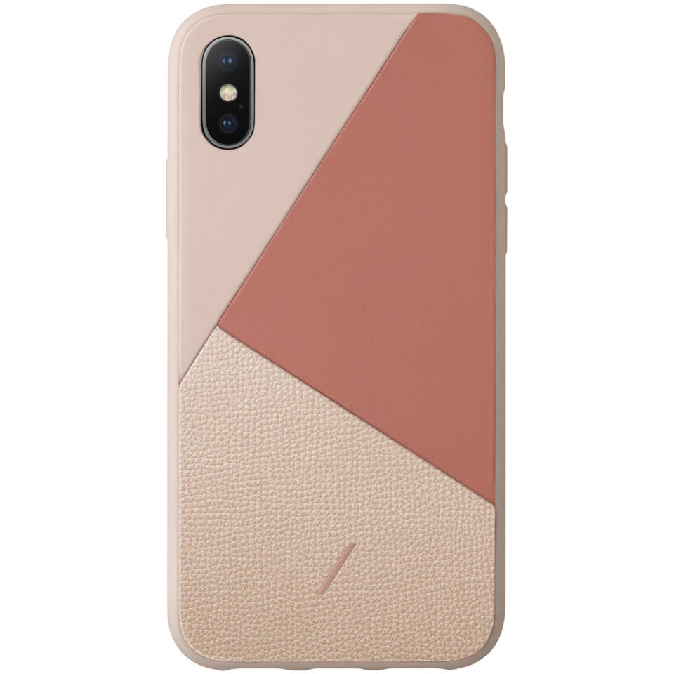 Native Union Clic Marquetry iPhone Xs Case - Rose