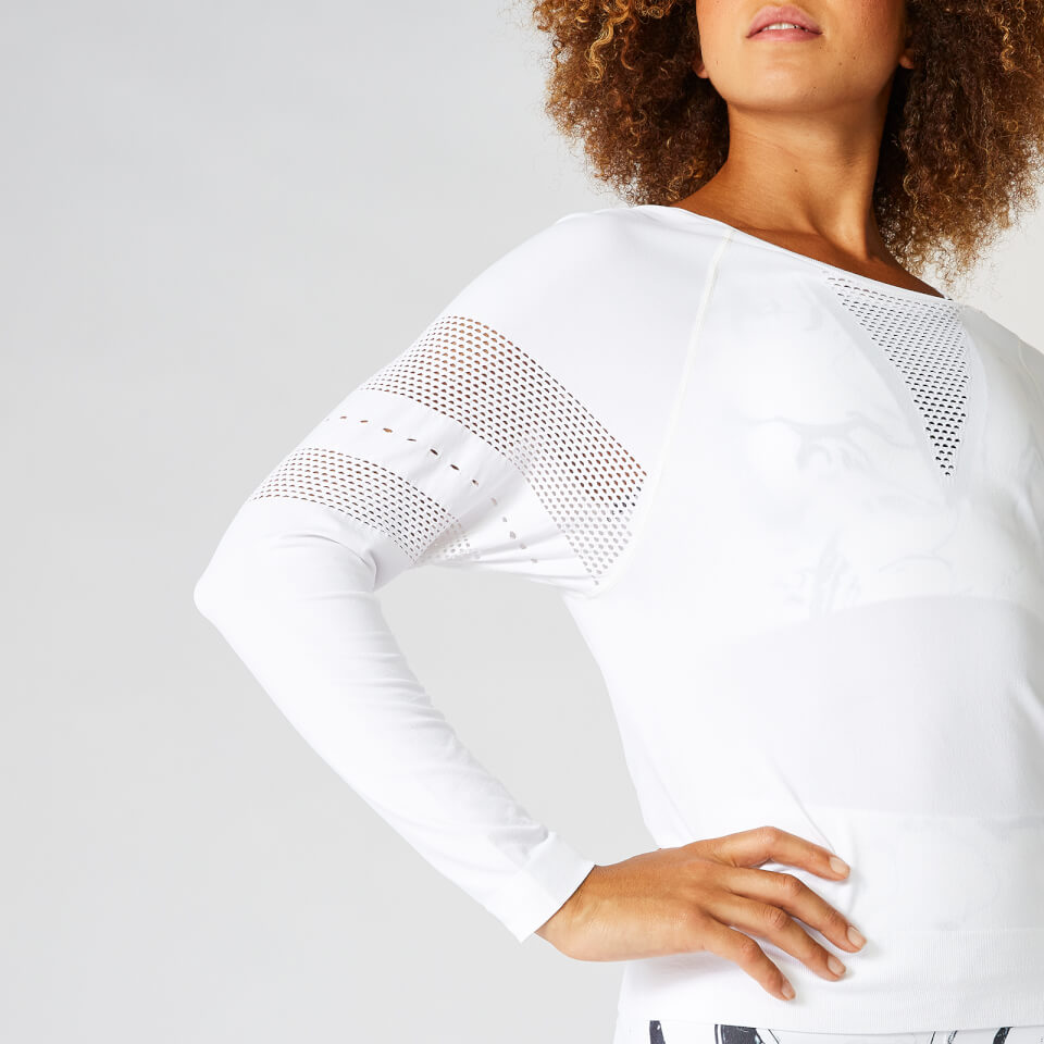 Shape Seamless Loose-Fit Top - White