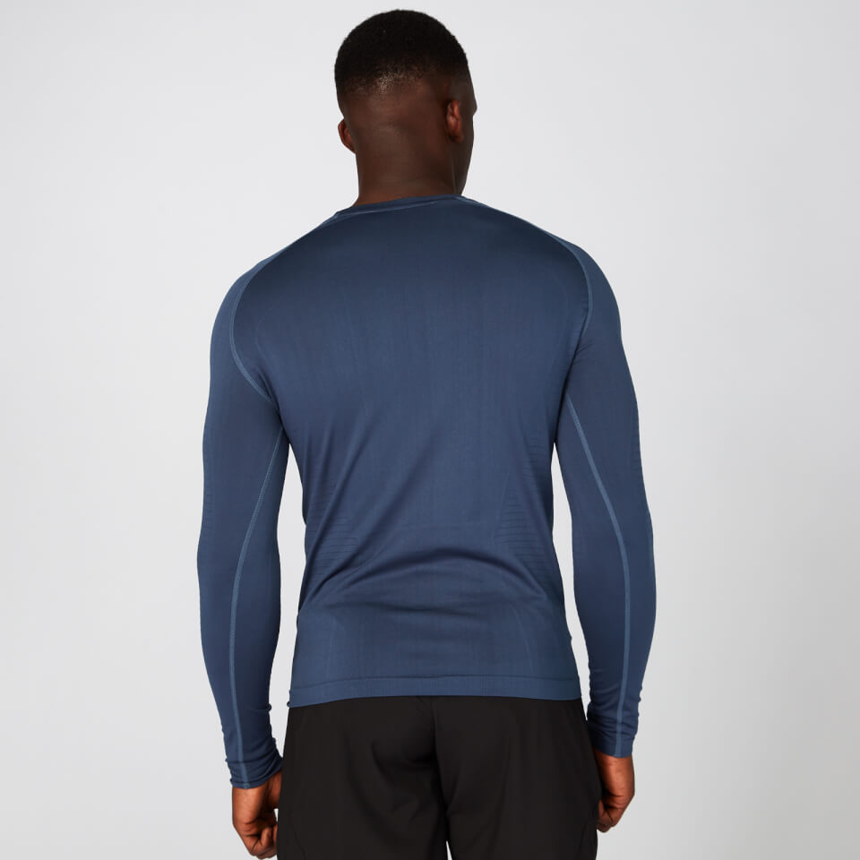 Elite Seamless Long-Sleeve T-Shirt – Indigo