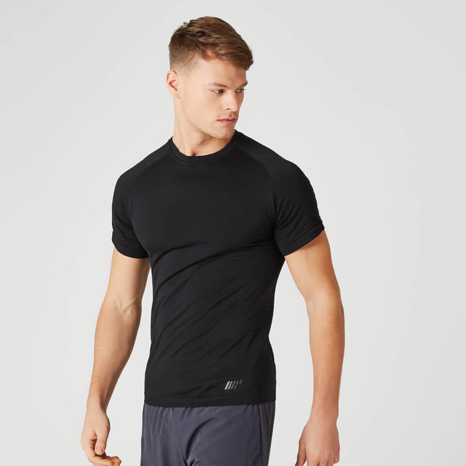 Elite Seamless T-Shirt – Black