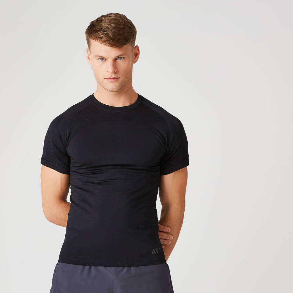 Elite Seamless T-Shirt – Black