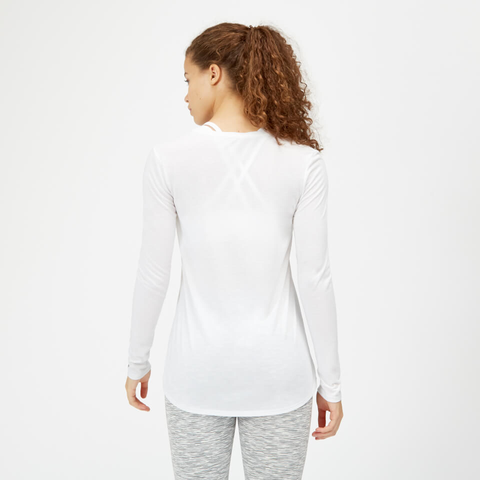 Twist Long Sleeve T-Shirt - White