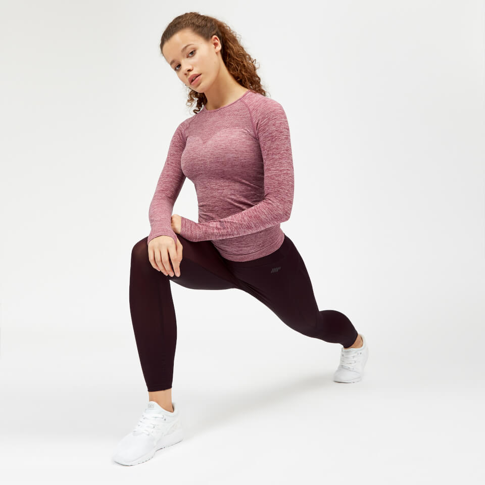 Inspire Seamless Long Sleeve Top - Dusty Rose