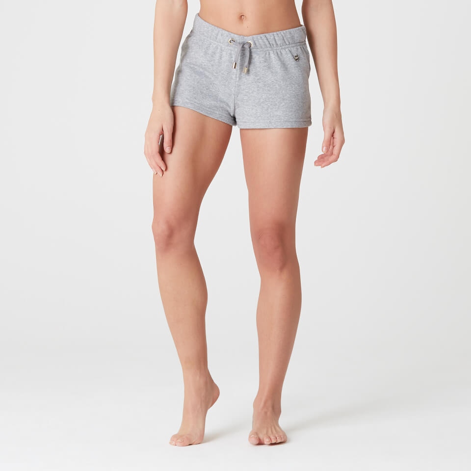 Luxe Lounge Shorts - Grey Marl