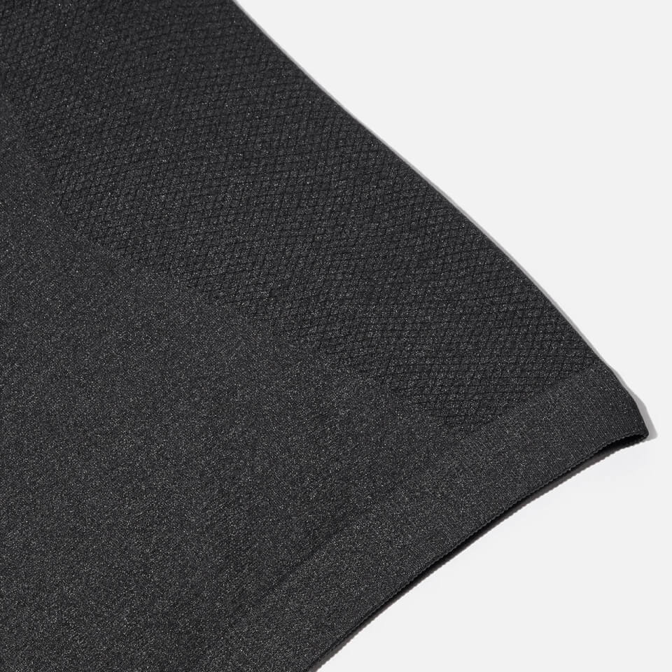 MP Women's Shape Seamless Ultra Long Sleeve Crop Top - Black - XS