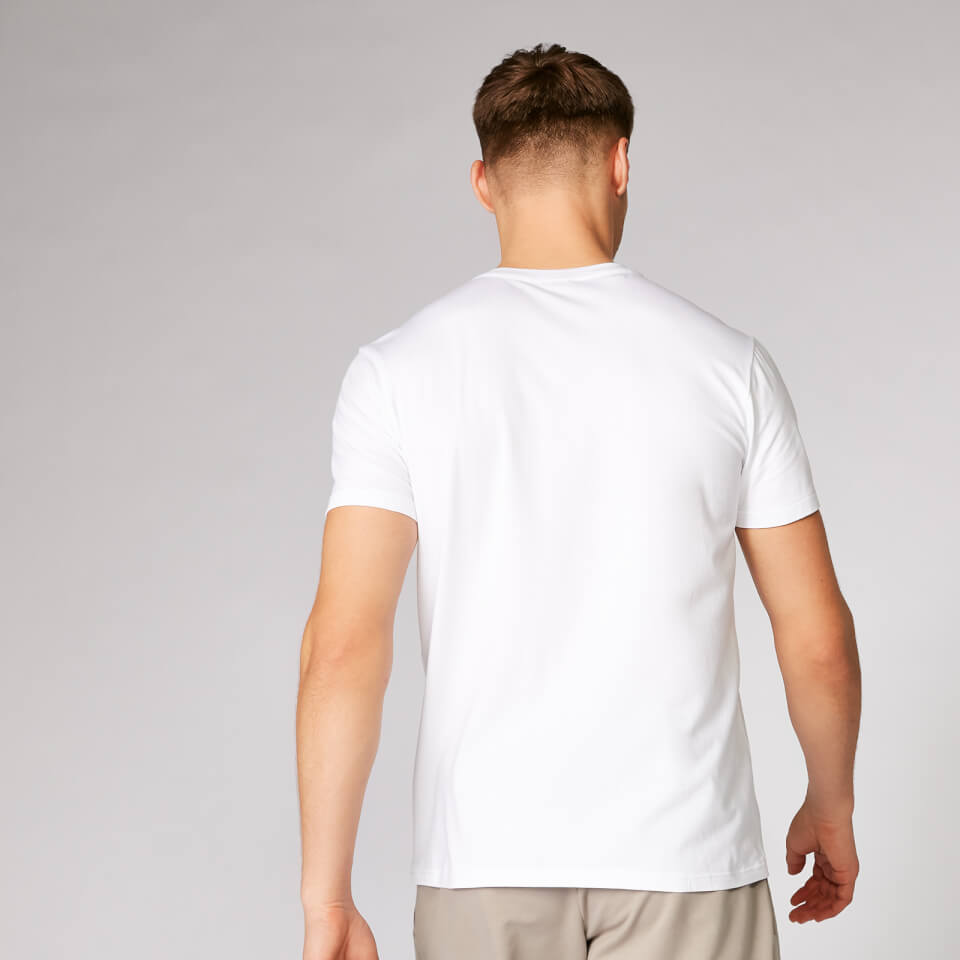 MP Luxe Classic V-Neck T-Shirt - White