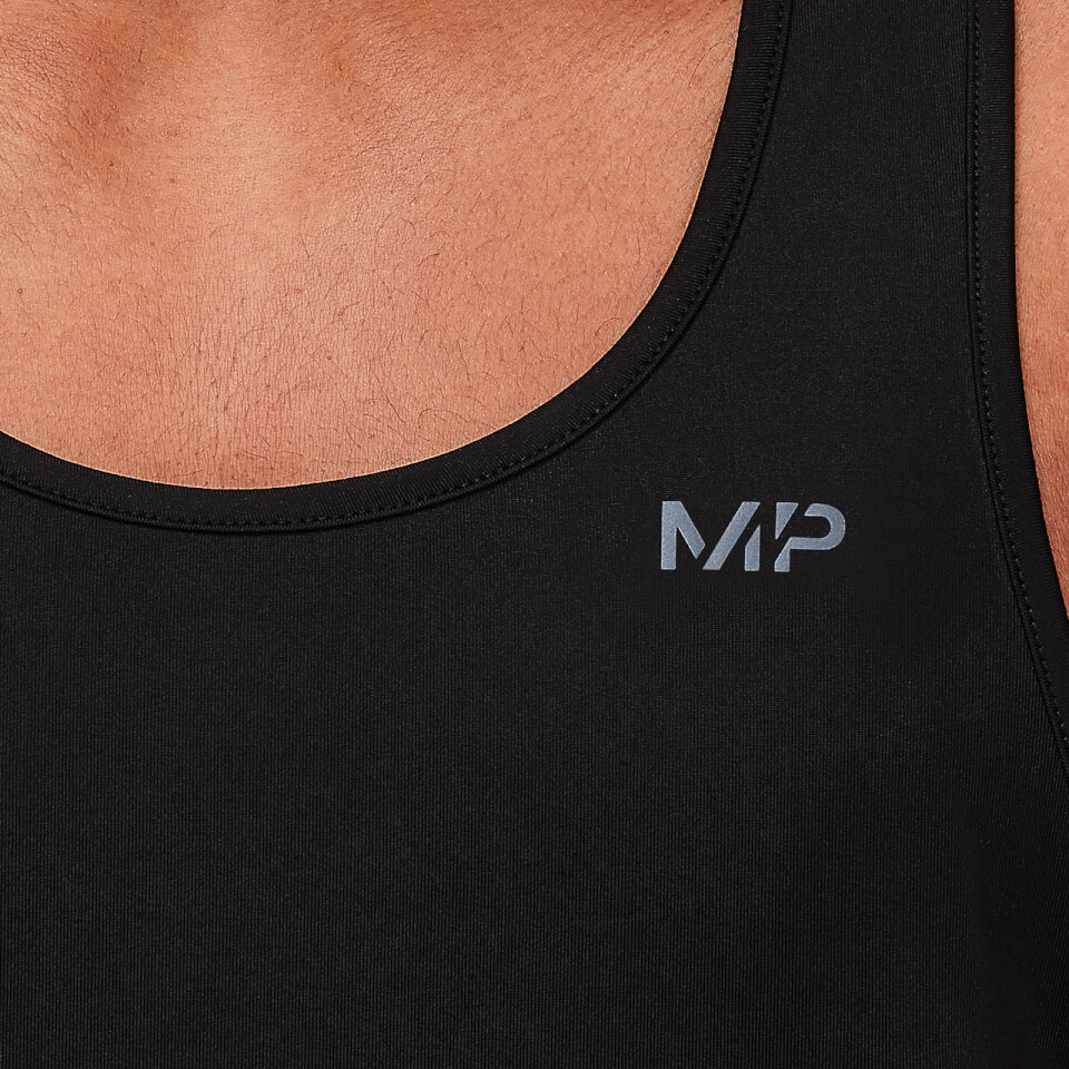 MP Men's Dry Tech Training Essentials Stringer Vest - Black
