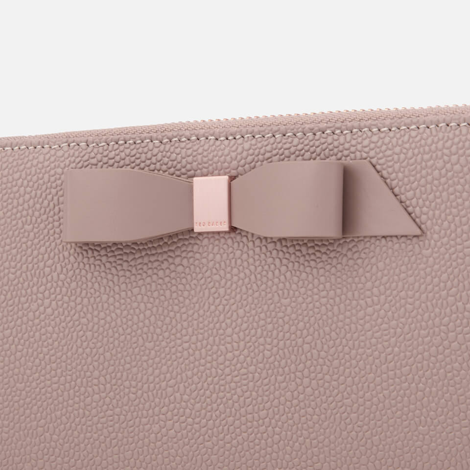 Aine bow leather matinee purse online