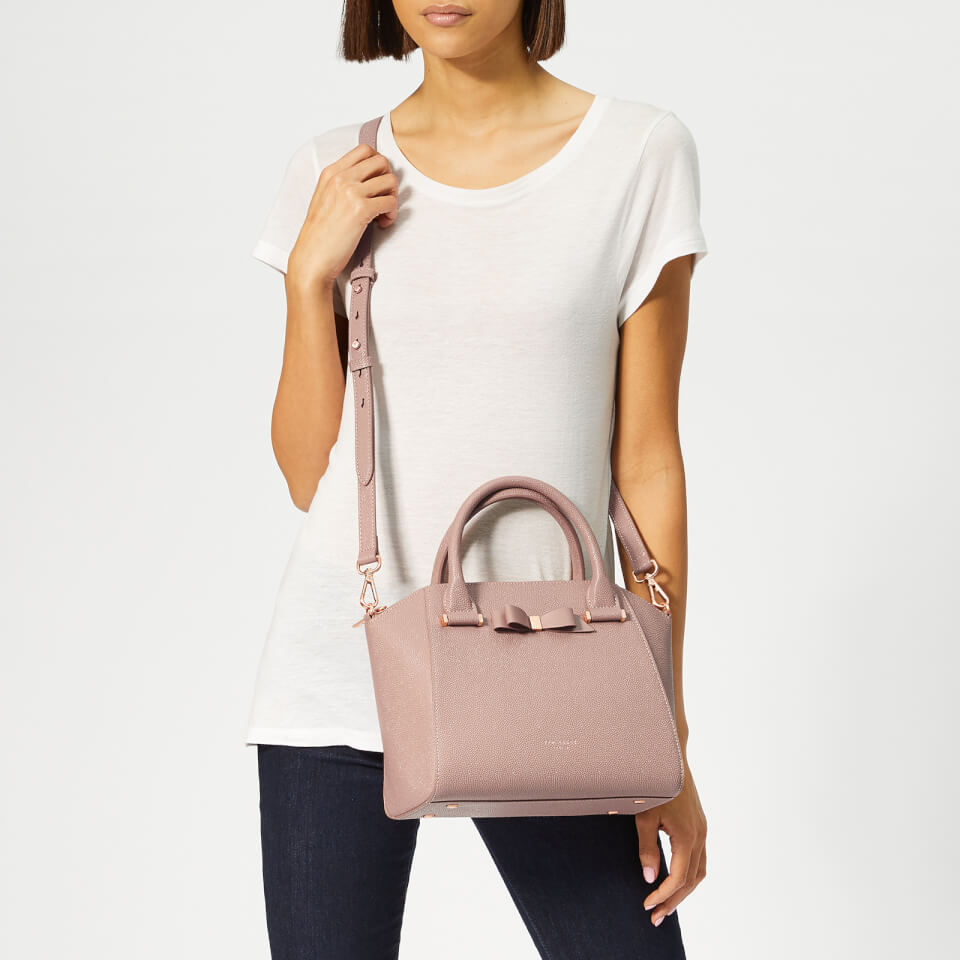 Ted Baker Women's Janne Bow Detail Zip Tote Bag - Taupe