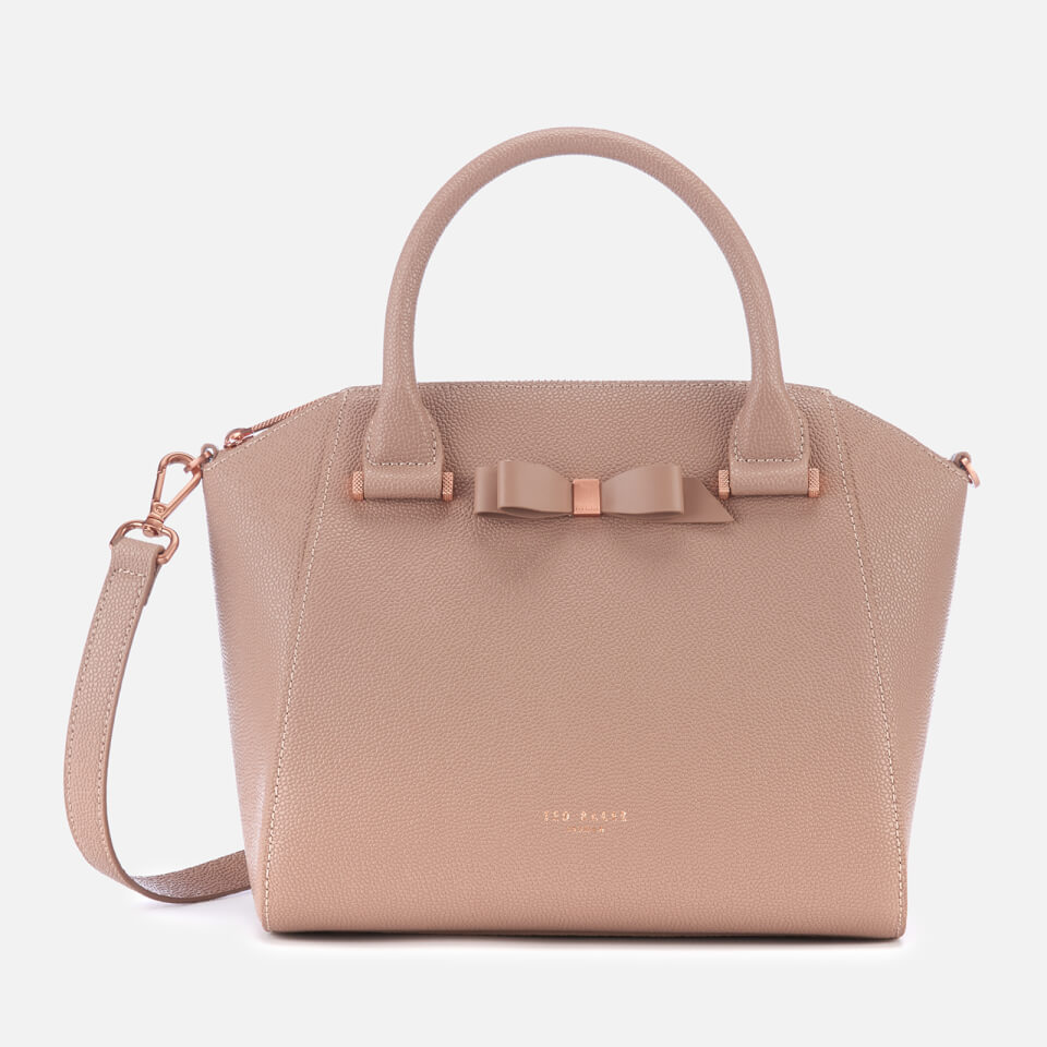 Ted Baker Women's Janne Bow Detail Zip Tote Bag - Taupe