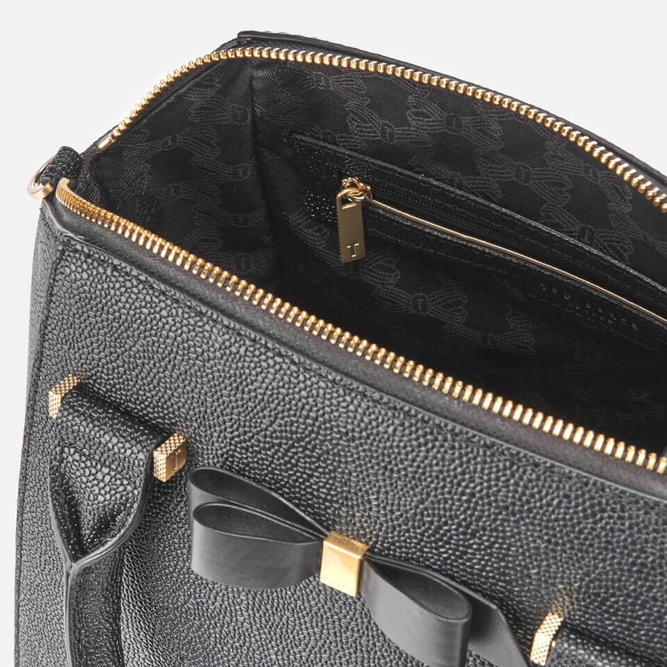 Ted Baker Women's Janne Bow Detail Zip Tote Bag - Black
