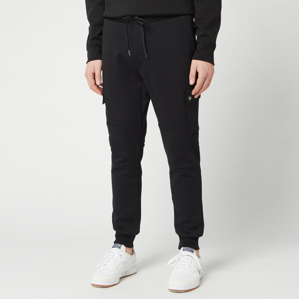 Polo Ralph Lauren Men s Double Knit Cargo Jogger Trousers Polo Black S Coggles