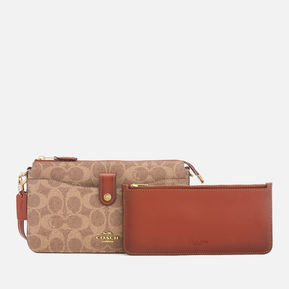 Coach Women's Signature Pop Up Messenger Bag - Tan Rust