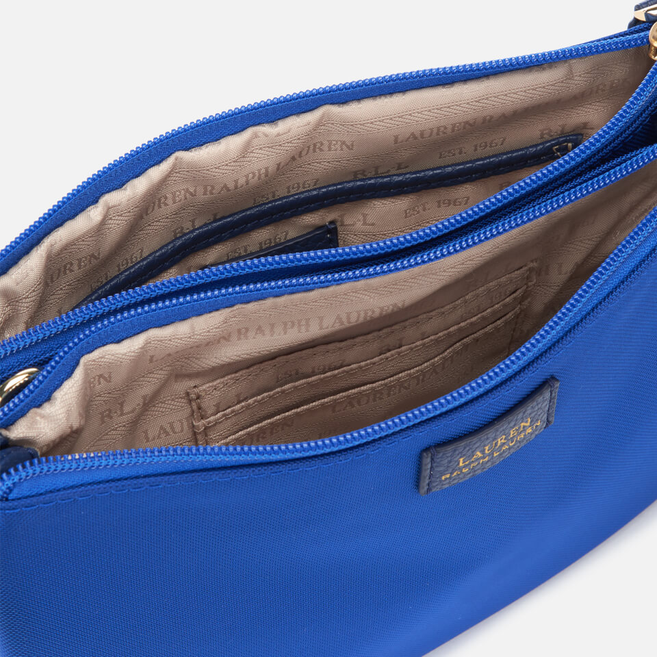 Lauren Ralph Lauren Women's Chadwick Double Zip Medium Cross Body Bag - Cosmic Blue