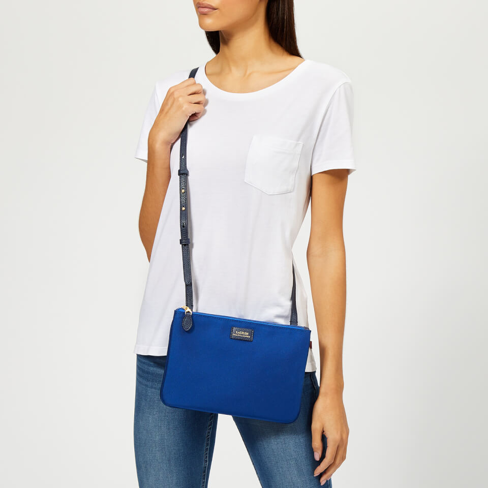 Lauren Ralph Lauren Women's Chadwick Double Zip Medium Cross Body Bag - Cosmic Blue